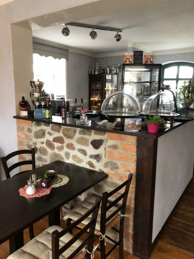 Alte Schule Cafe Und Pension Drehna المظهر الخارجي الصورة